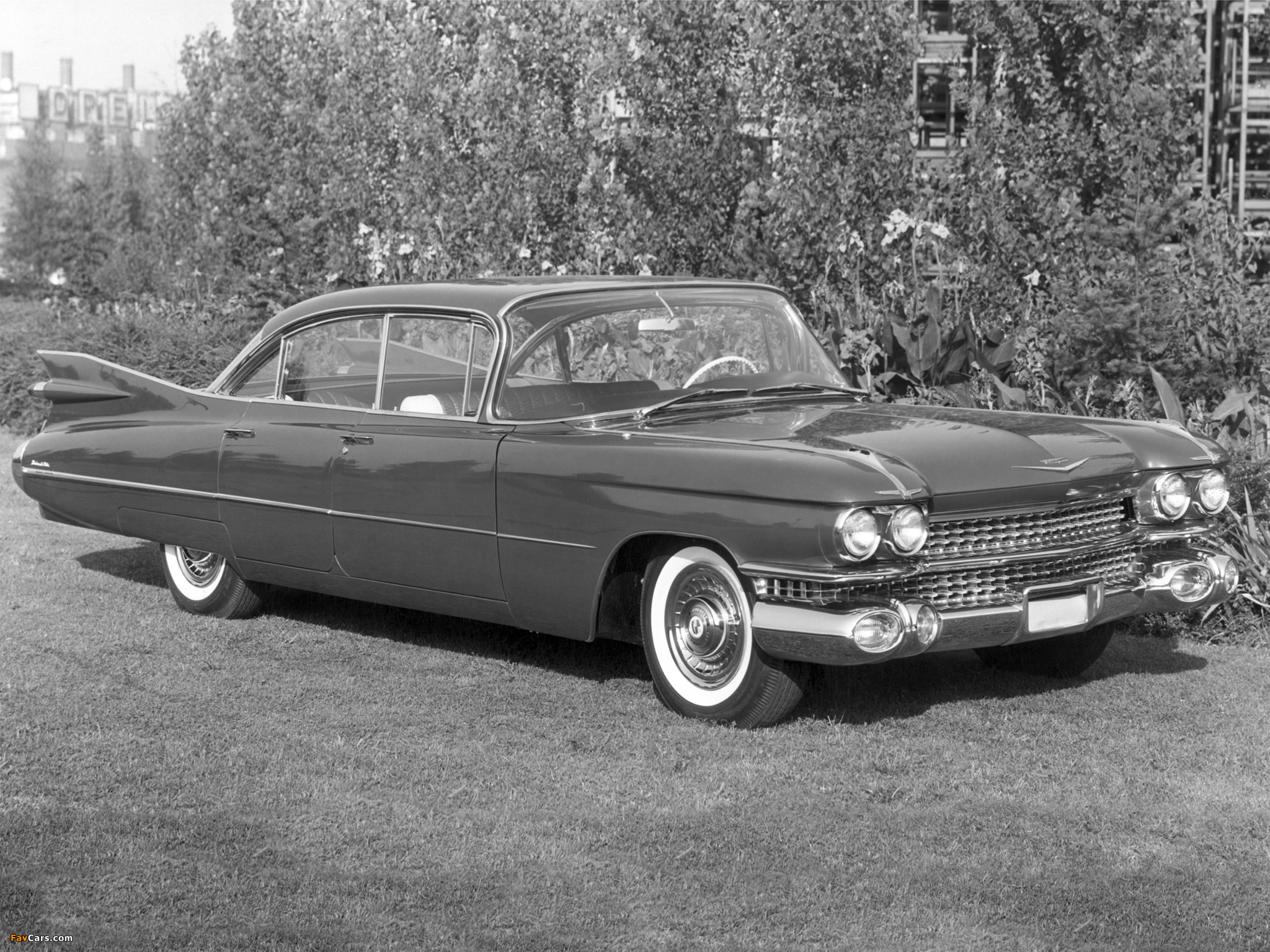 Images of Cadillac DeVille 6-window Sedan (6329L) 1959 (2048 x 1536)