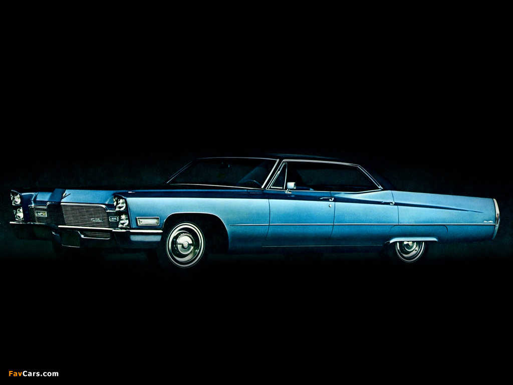Images of Cadillac Hardtop Sedan de Ville (68349-B) 1968 (1024 x 768)