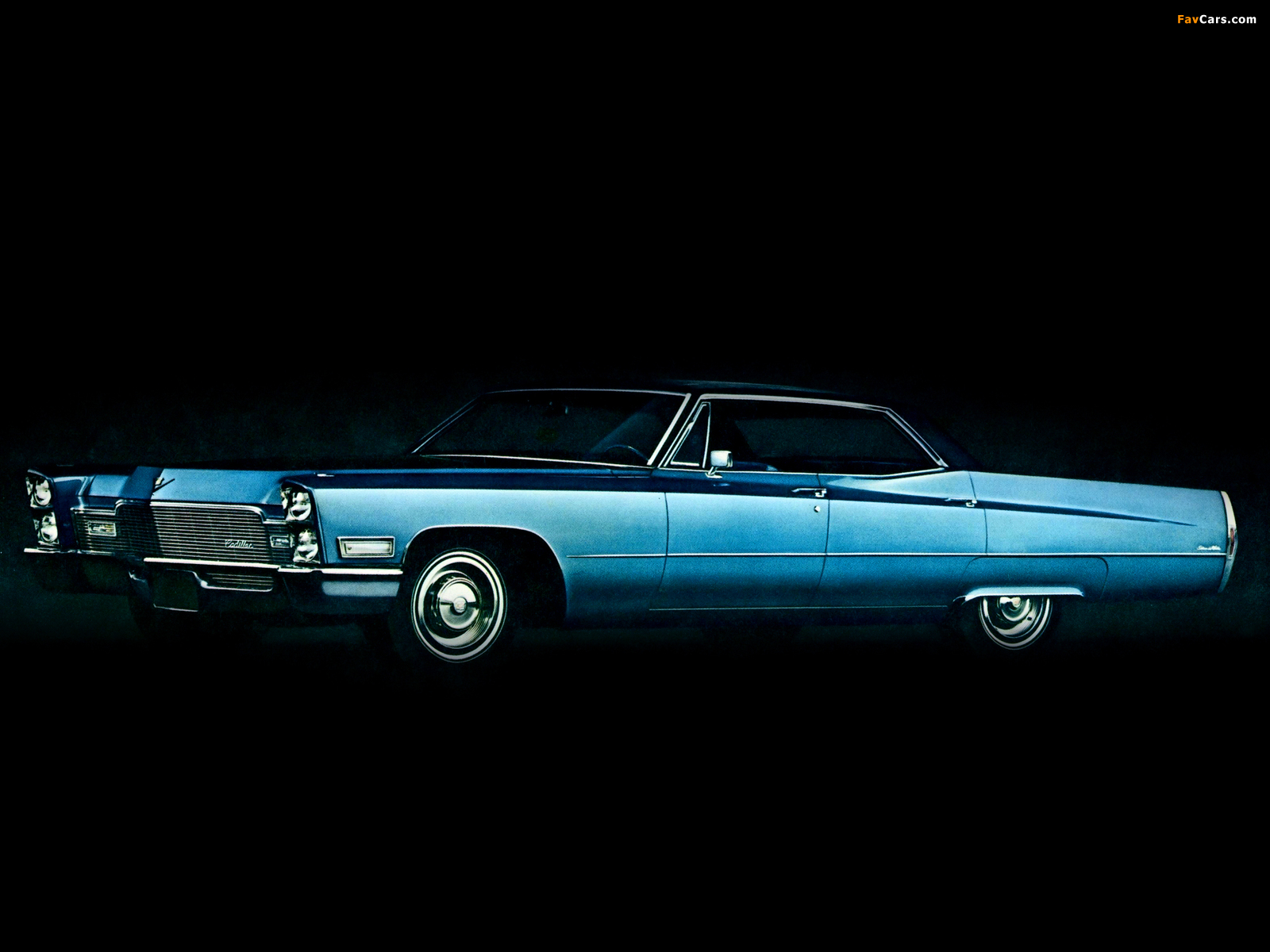 Images of Cadillac Hardtop Sedan de Ville (68349-B) 1968 (1600 x 1200)
