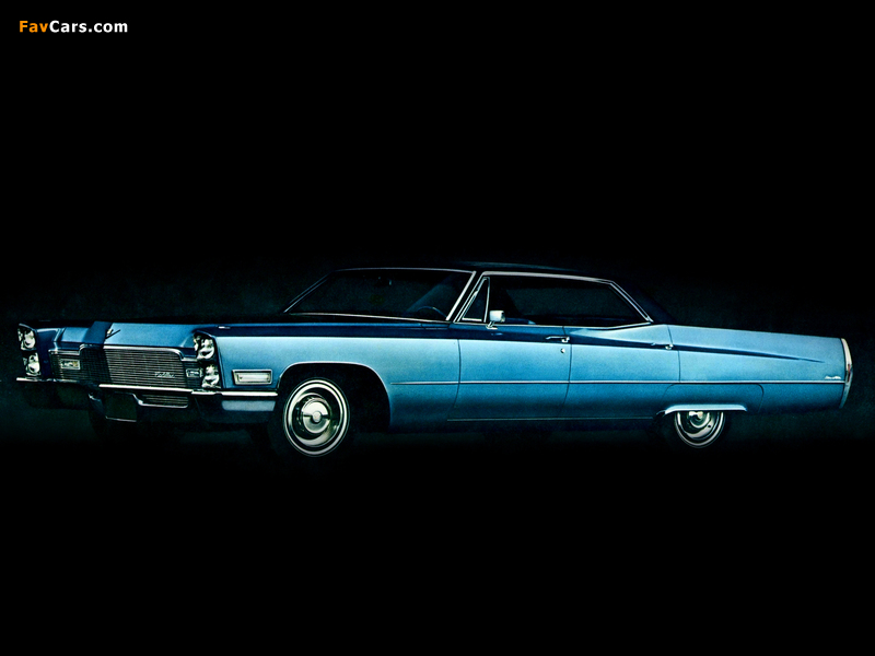 Images of Cadillac Hardtop Sedan de Ville (68349-B) 1968 (800 x 600)