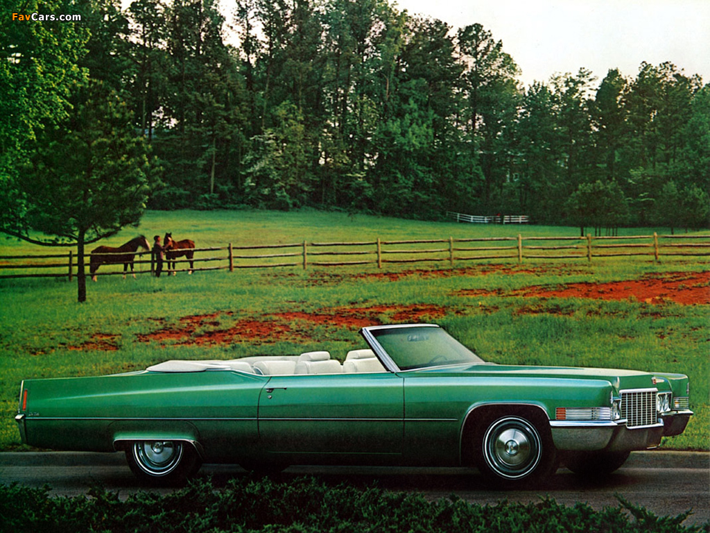 Images of Cadillac de Ville Convertible 1970 (1024 x 768)