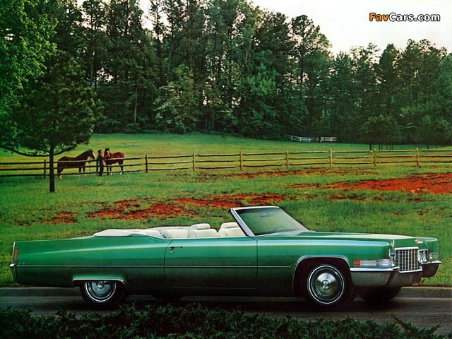 Images of Cadillac de Ville Convertible 1970 (640 x 480)