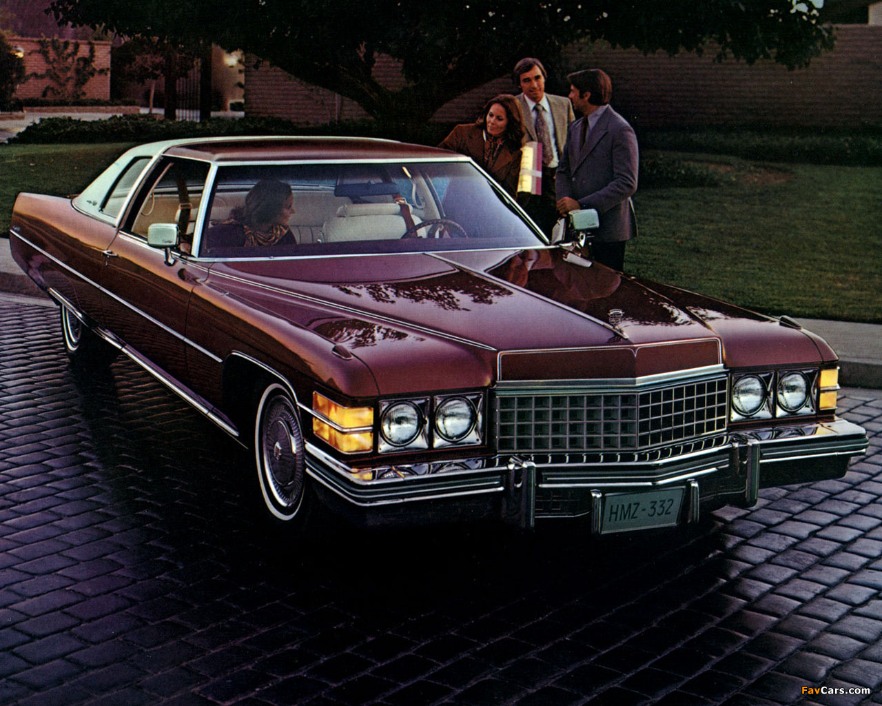 Images of Cadillac Coupe de Ville 1974 (1280 x 1024)