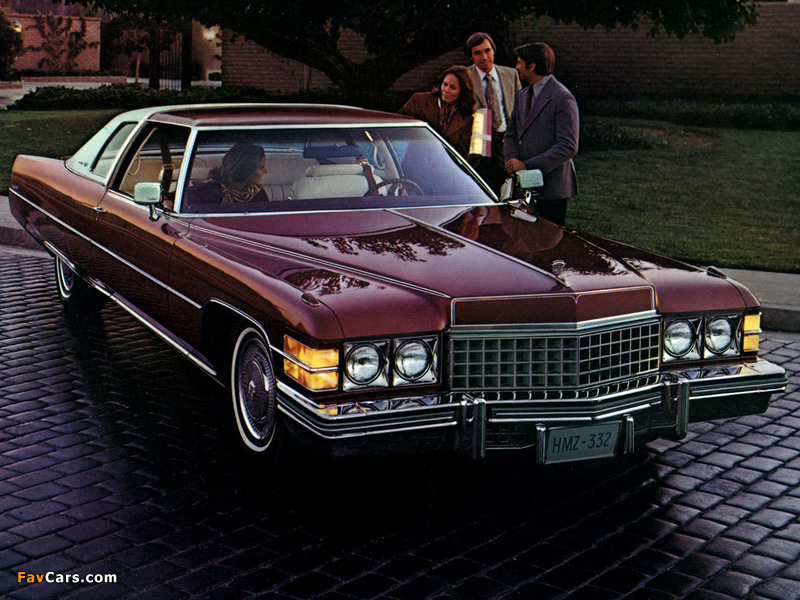 Images of Cadillac Coupe de Ville 1974 (800 x 600)