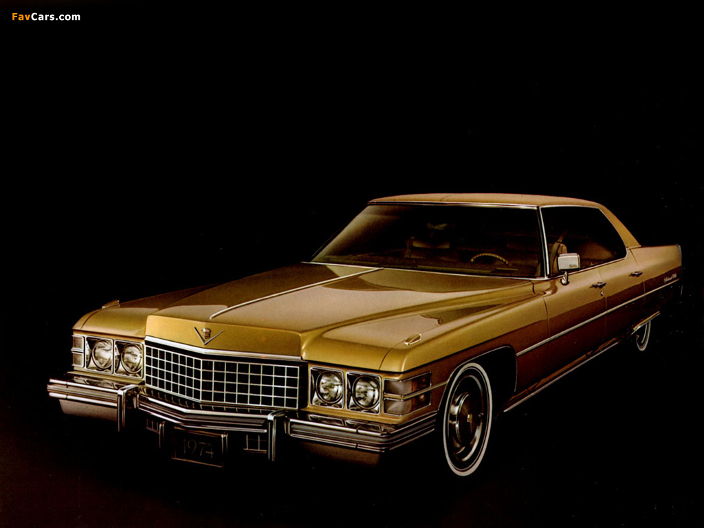 Images of Cadillac Sedan de Ville (D49/B) 1974 (1024 x 768)