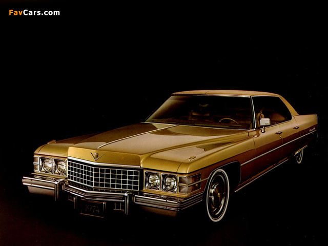 Images of Cadillac Sedan de Ville (D49/B) 1974 (640 x 480)