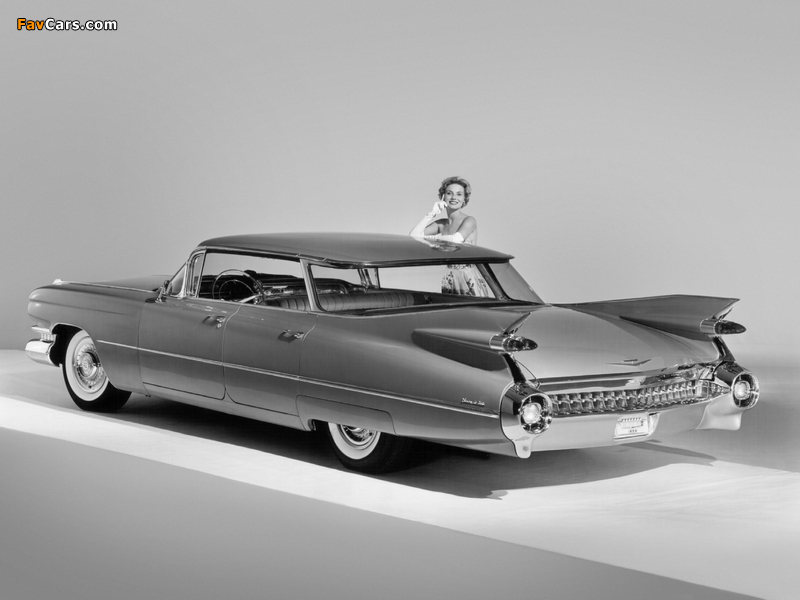 Photos of Cadillac DeVille 4-window Sedan (6339B) 1959 (800 x 600)