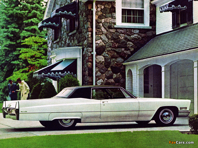 Photos of Cadillac Coupe DeVille (68347-J) 1967 (800 x 600)