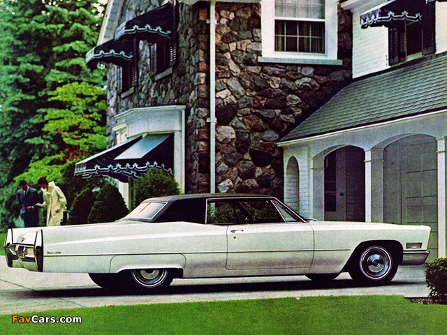 Photos of Cadillac Coupe DeVille (68347-J) 1967 (640 x 480)