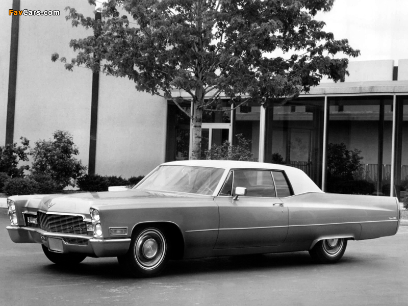Photos of Cadillac Coupe de Ville (68347-J) 1968 (800 x 600)