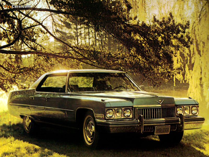 Pictures of Cadillac Sedan de Ville 1973 (800 x 600)
