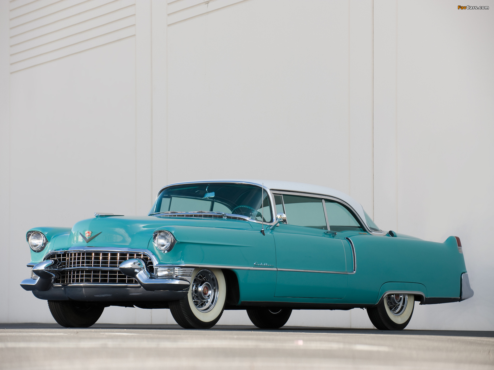 Cadillac Sixty-Two Coupe de Ville 1955 wallpapers (1600 x 1200)