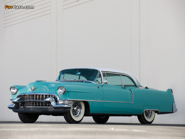 Cadillac Sixty-Two Coupe de Ville 1955 wallpapers (640 x 480)