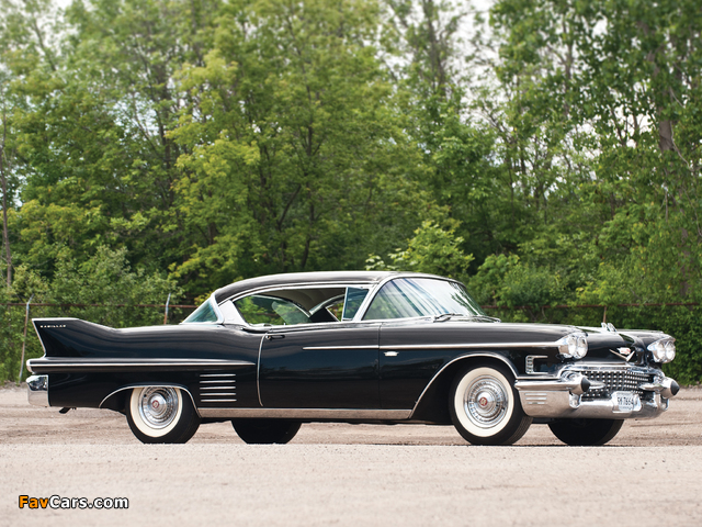 Cadillac Sixty-Two Coupe de Ville 1958 wallpapers (640 x 480)