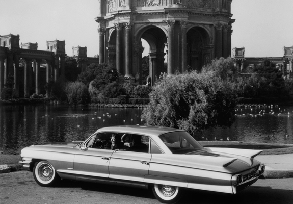 Cadillac Sixty-Two Sedan de Ville 6-window (6329L) 1961 wallpapers