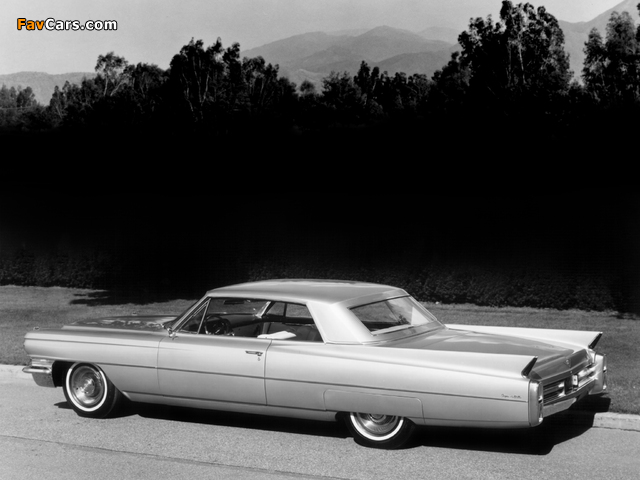 Cadillac Coupe de Ville (6357J) 1963 wallpapers (640 x 480)