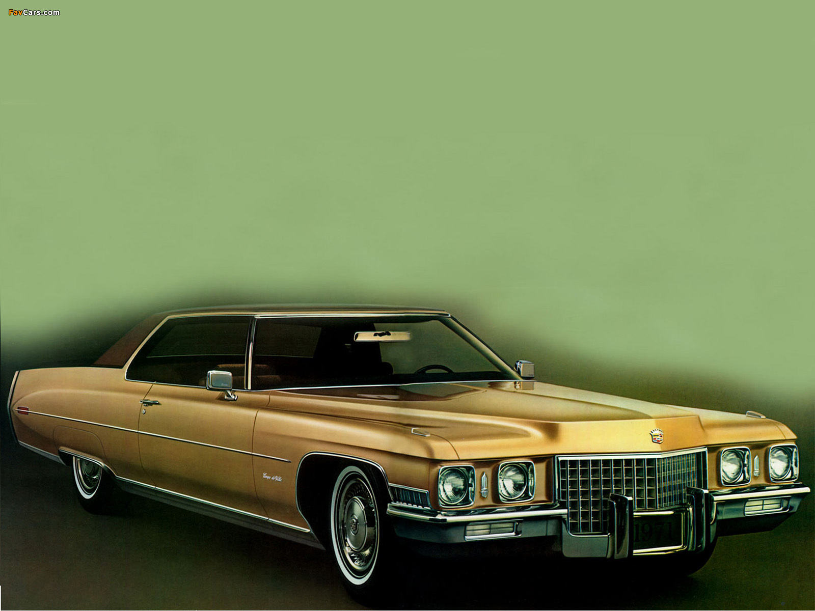 Cadillac Coupe de Ville (68347J) 1971 wallpapers (1600 x 1200)