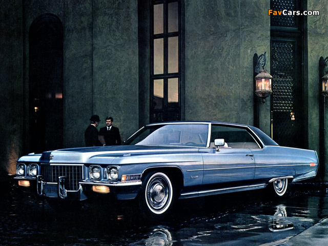 Cadillac Coupe de Ville (68347J) 1971 wallpapers (640 x 480)