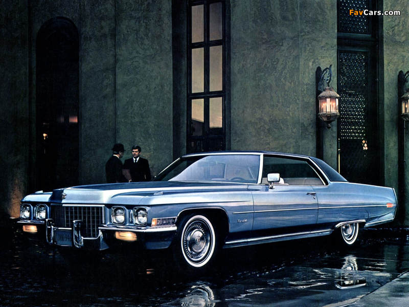 Cadillac Coupe de Ville (68347J) 1971 wallpapers (800 x 600)