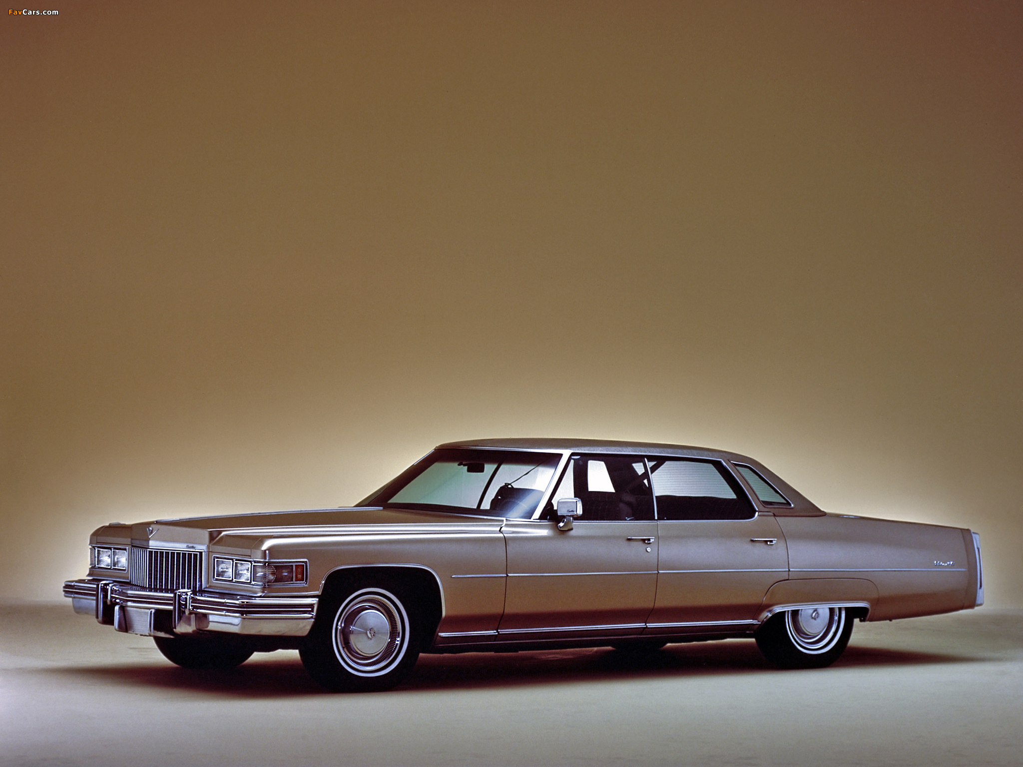 Cadillac Sedan de Ville (D49/B) 1975 wallpapers (2048 x 1536)