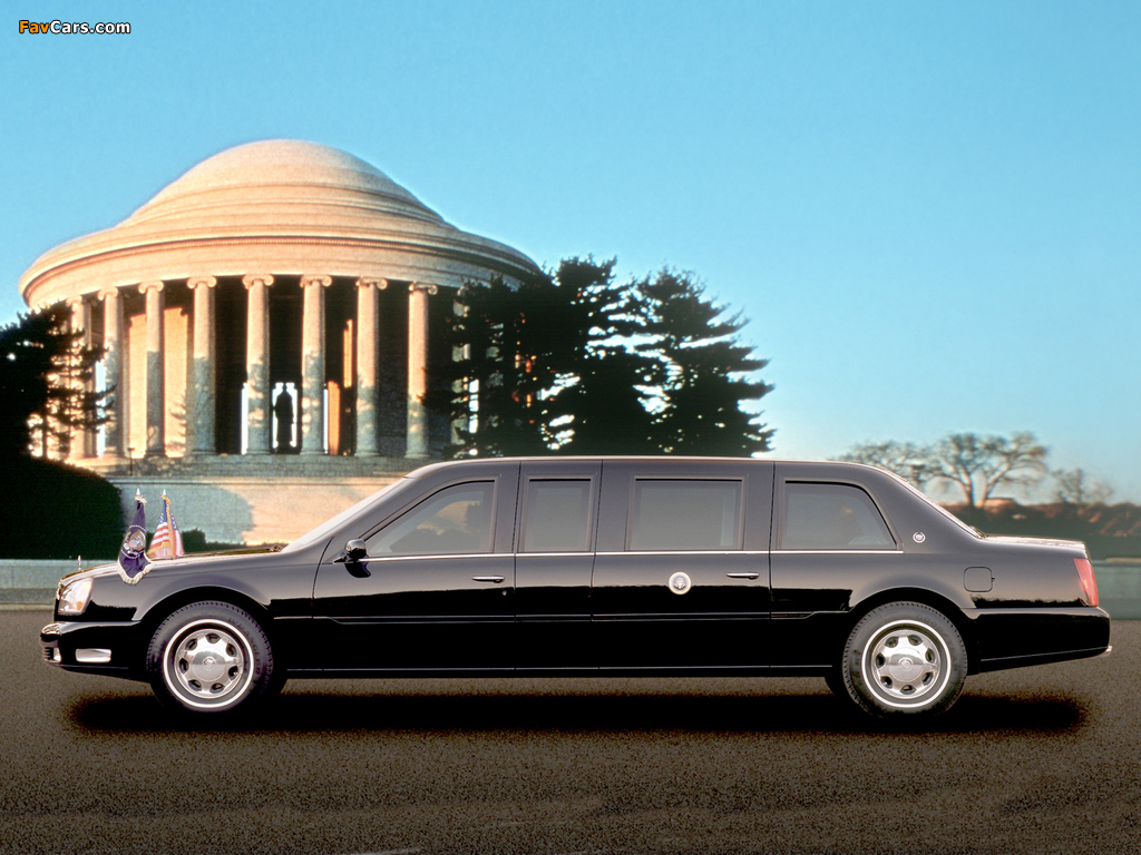 Cadillac DeVille Presidential Limousine 2001 wallpapers (1024 x 768)