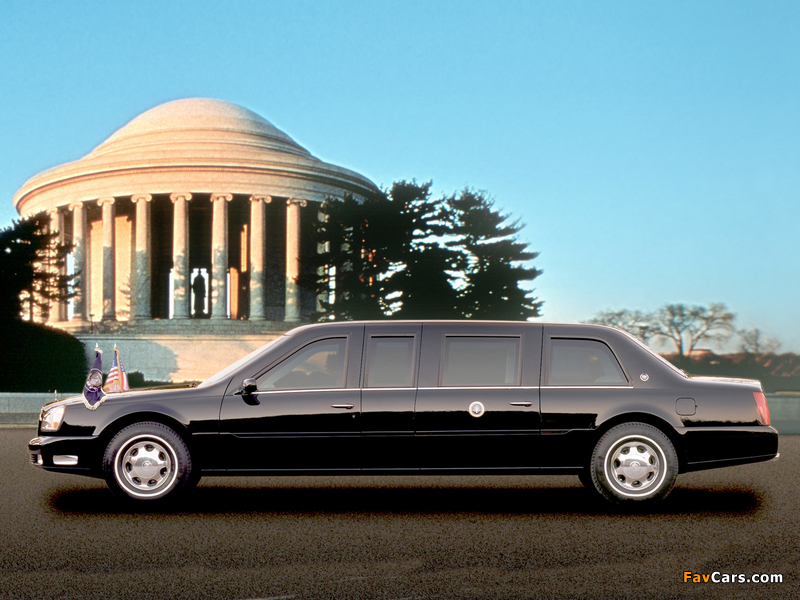 Cadillac DeVille Presidential Limousine 2001 wallpapers (800 x 600)