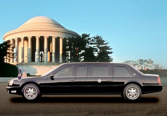 Cadillac DeVille Presidential Limousine 2001 wallpapers