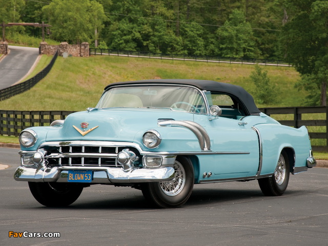 Cadillac Eldorado Convertible Supercharged Special 1953 wallpapers (640 x 480)