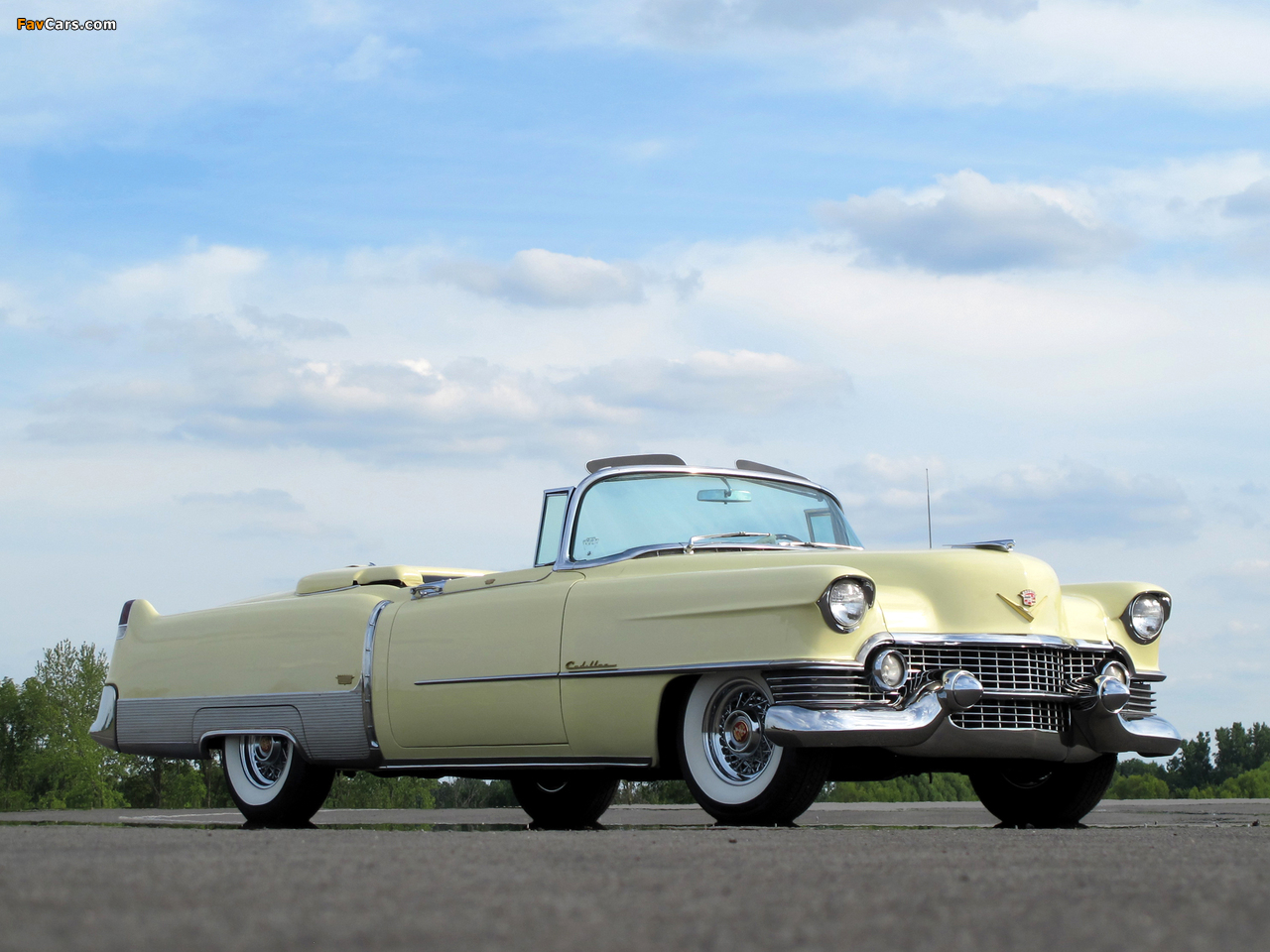 Cadillac Eldorado Convertible 1954 pictures (1280 x 960)