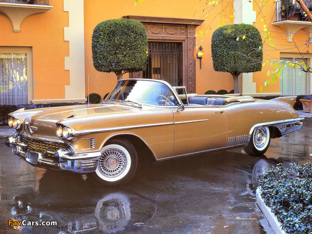 Cadillac Eldorado Biarritz (6267SX) 1958 wallpapers (640 x 480)
