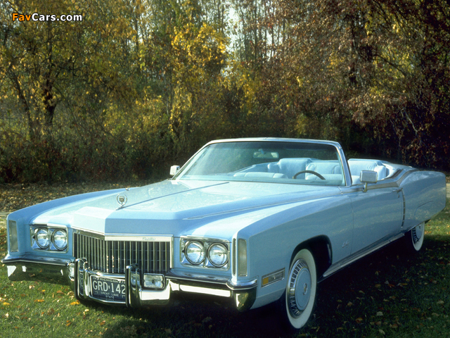 Cadillac Fleetwood Eldorado Convertible (L67-E) 1972 wallpapers (640 x 480)