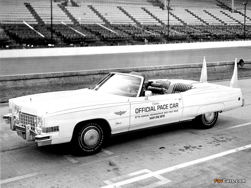 Cadillac Eldorado Convertible Indy 500 Pace Car 1973 photos (800 x 600)