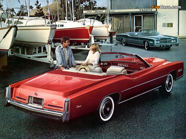 Cadillac Eldorado Convertible 1976 wallpapers (640 x 480)