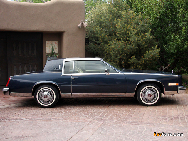 Cadillac Eldorado Biarritz 1984–85 images (640 x 480)