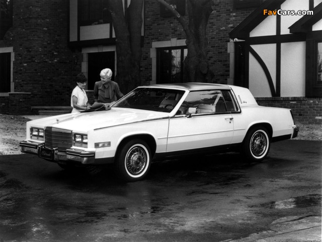 Cadillac Eldorado Biarritz 1984–85 photos (640 x 480)