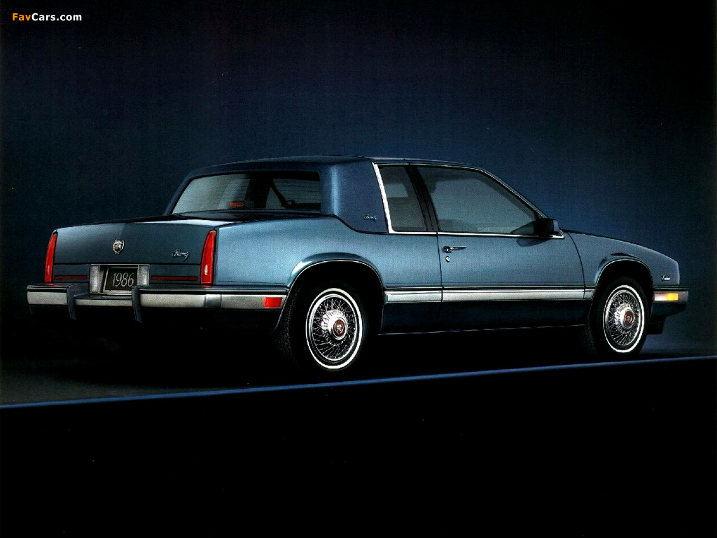 Images of Cadillac Eldorado Biarritz 1986–91 (1024 x 768)