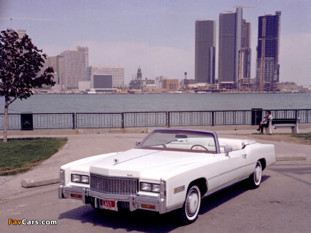 Pictures of Cadillac Eldorado Convertible 1976 (640 x 480)