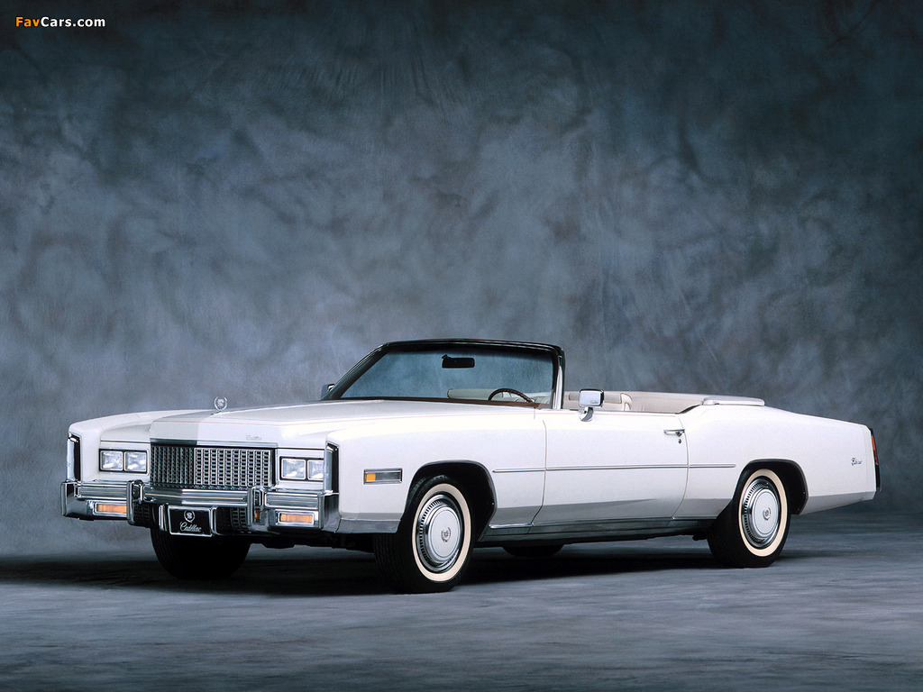 Pictures of Cadillac Eldorado Convertible 1976 (1024 x 768)