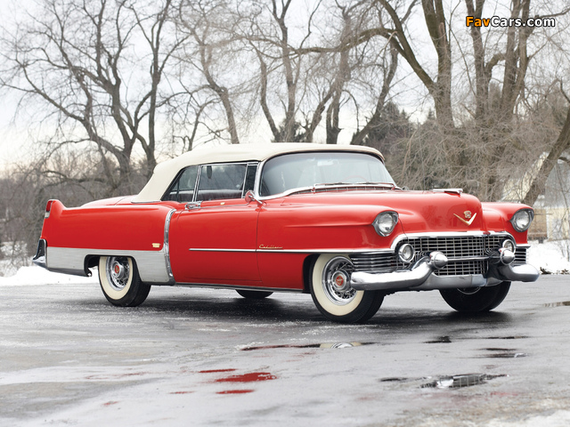 Cadillac Eldorado Convertible 1954 wallpapers (640 x 480)