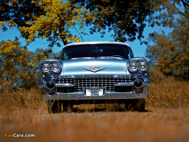 Cadillac Eldorado Seville (6237SDX) 1958 wallpapers (640 x 480)