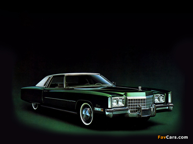 Cadillac Fleetwood Eldorado (L47-H) 1972 wallpapers (640 x 480)
