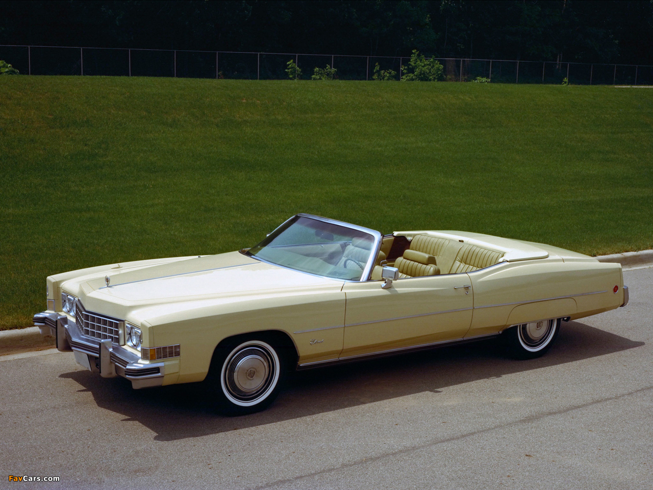 Cadillac Fleetwood Eldorado Convertible (L67/E) 1973 wallpapers (1280 x 960)