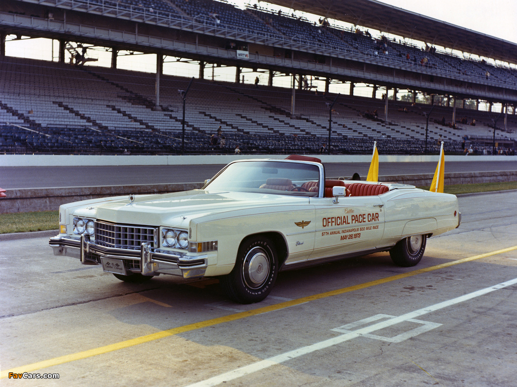 Cadillac Eldorado Convertible Indy 500 Pace Car 1973 wallpapers (1024 x 768)