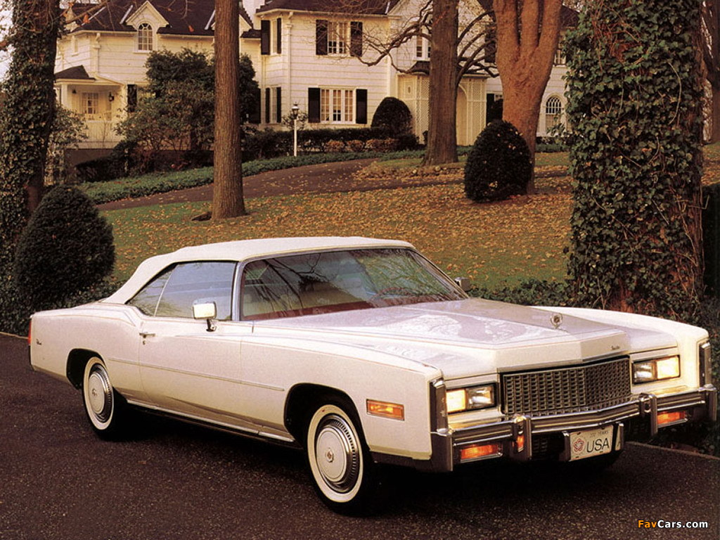 Cadillac Eldorado Convertible 1976 wallpapers (1024 x 768)