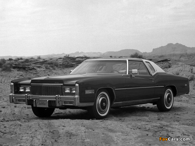 Cadillac Eldorado Coupe 1976 wallpapers (640 x 480)