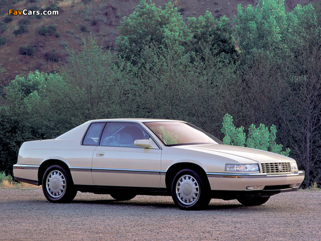 Cadillac Eldorado Touring Coupe 1992–94 wallpapers (640 x 480)