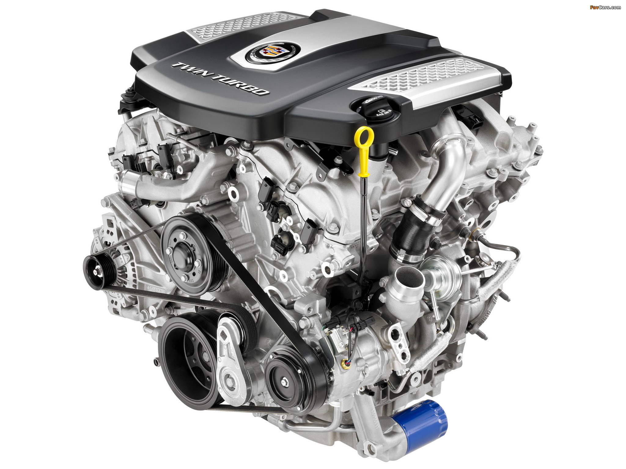 Photos of Engines  Cadillac 3.6L V-6 VVT DI Twin Turbo (LF3) (2048 x 1536)