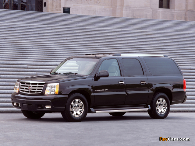 Cadillac Escalade ESV 2002–06 pictures (640 x 480)