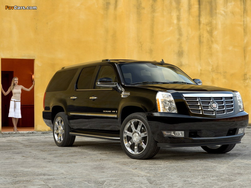 Cadillac Escalade ESV 2006–14 photos (800 x 600)