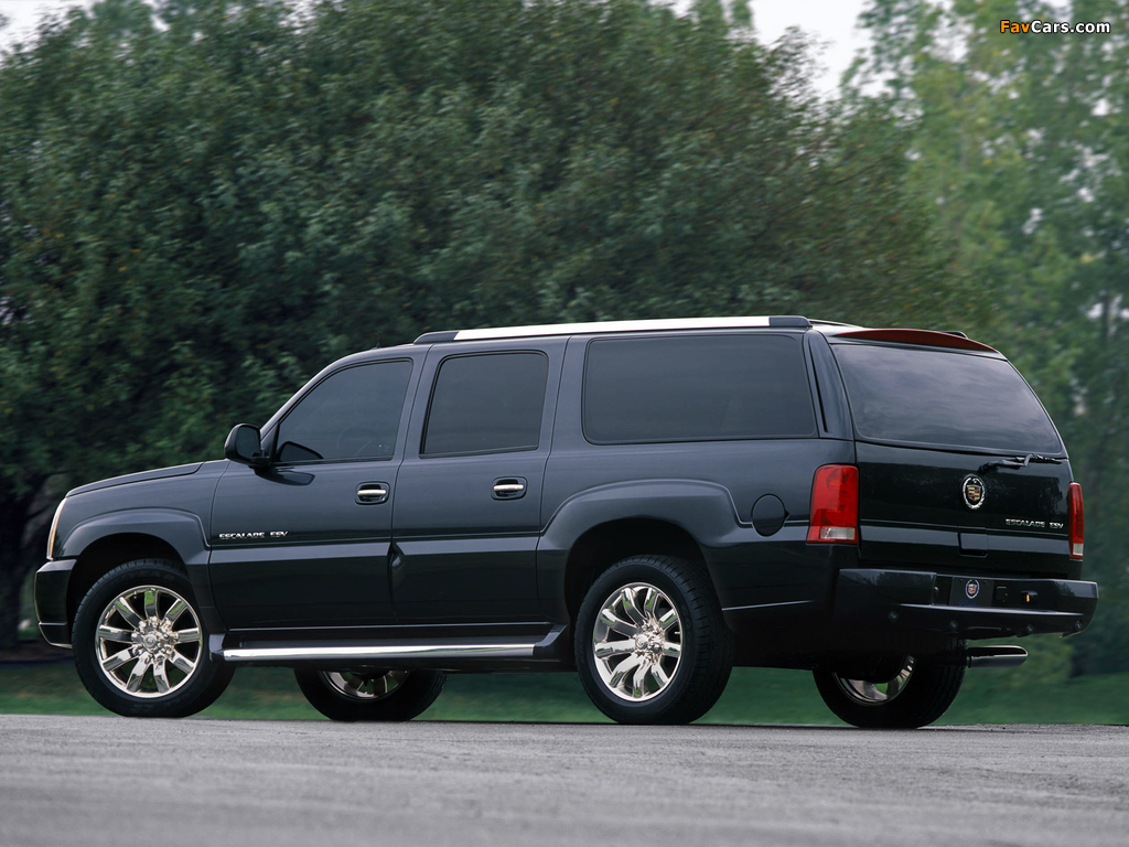 Images of Cadillac Escalade ESV Platinum Concept 2002 (1024 x 768)